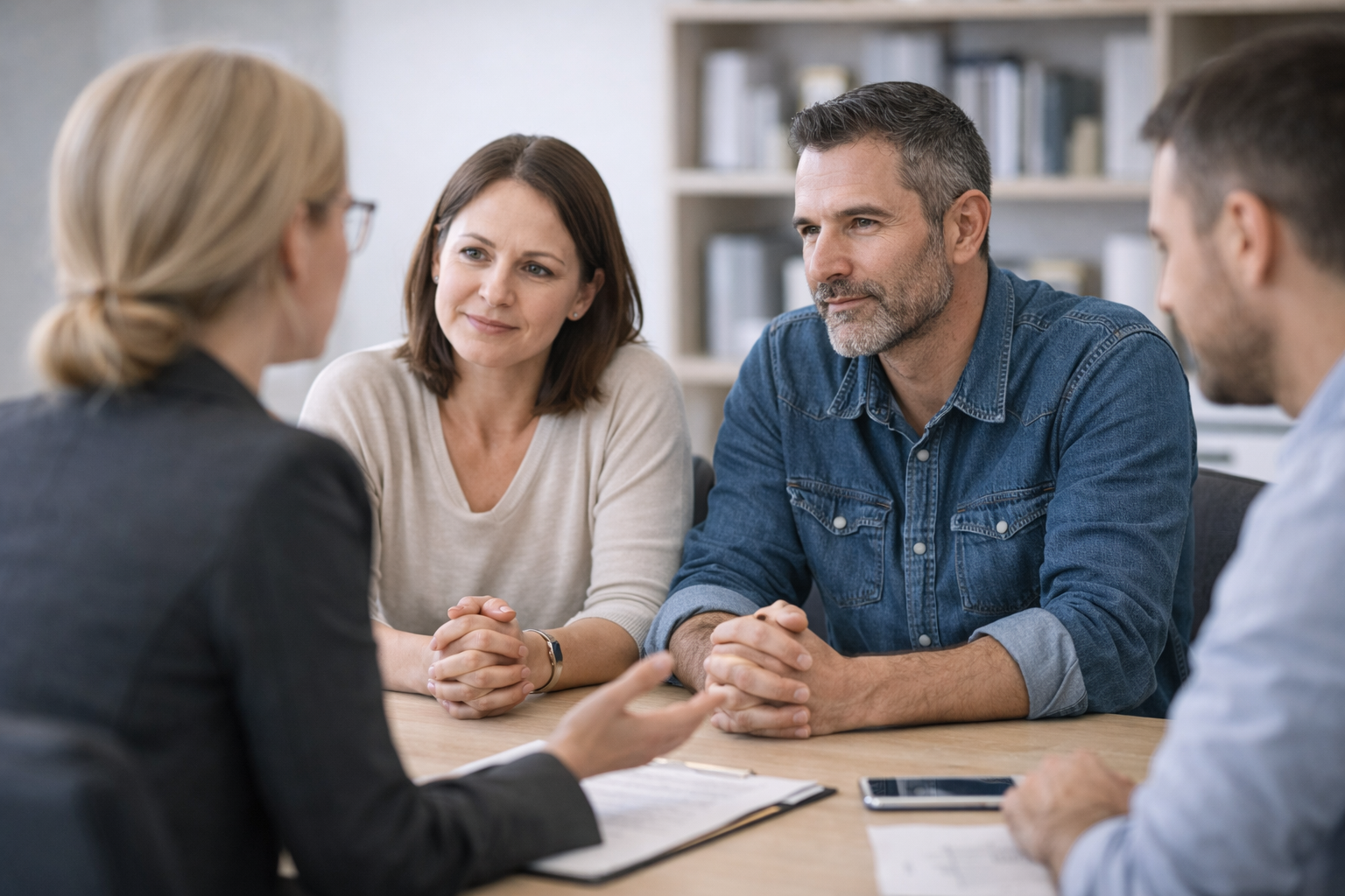 Illustration representing the divorce mediation service