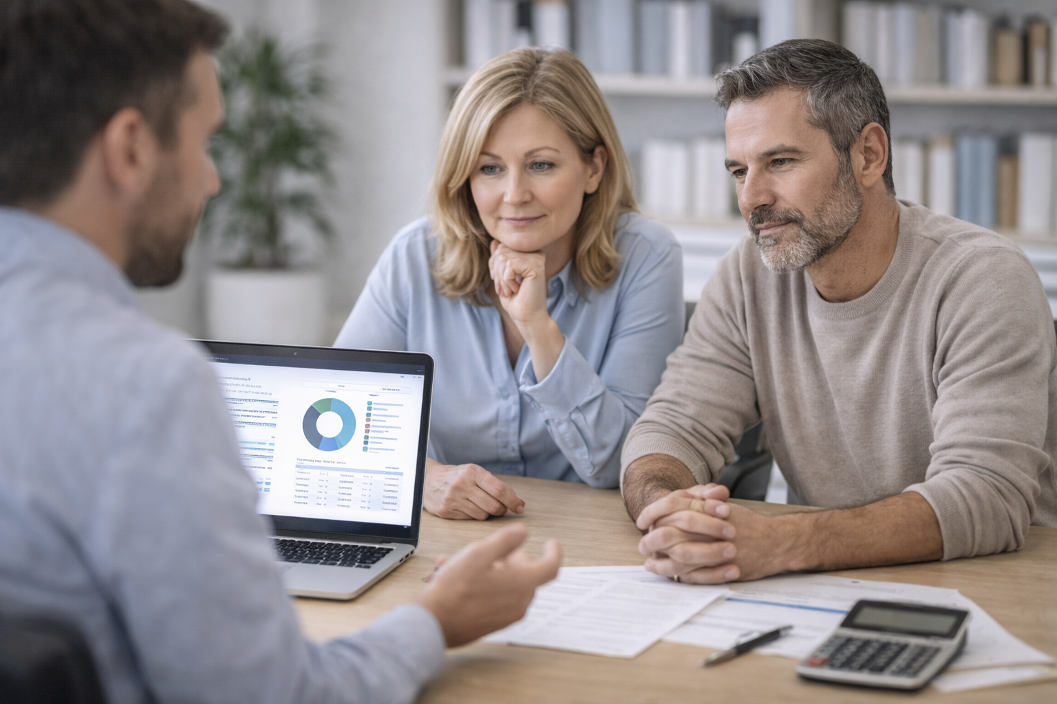 Illustration representing the financial mediation service